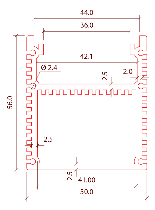 NeoSlim NSX Wall Washer (50x56) draw